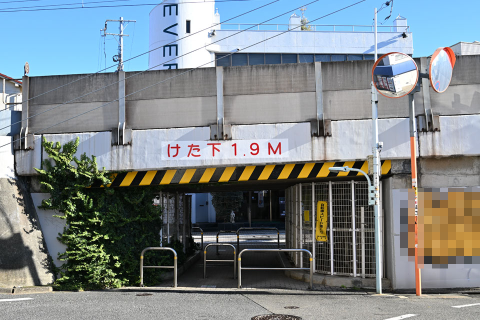 中目黒1号踏切跡