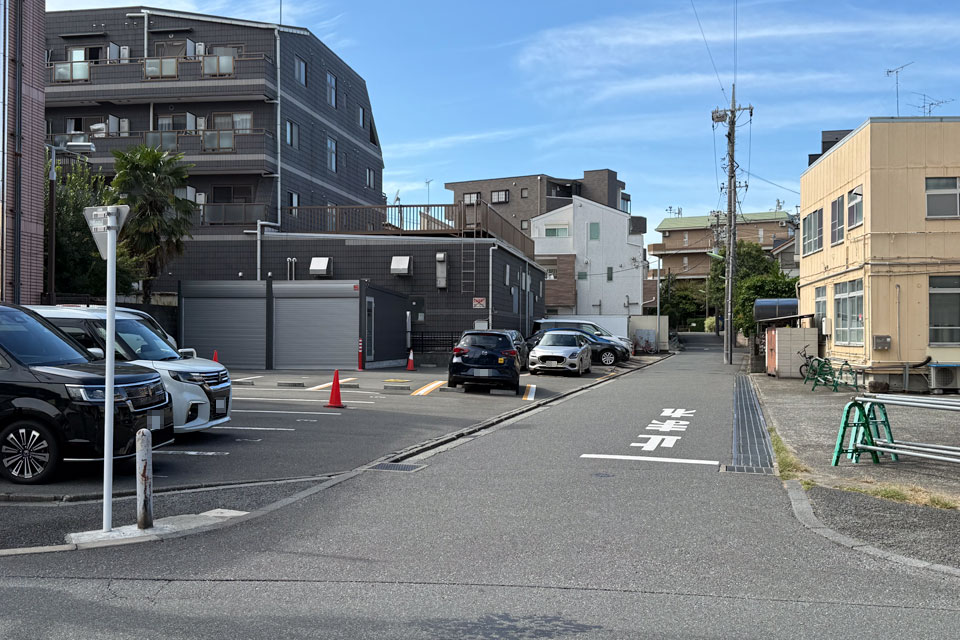 西向き