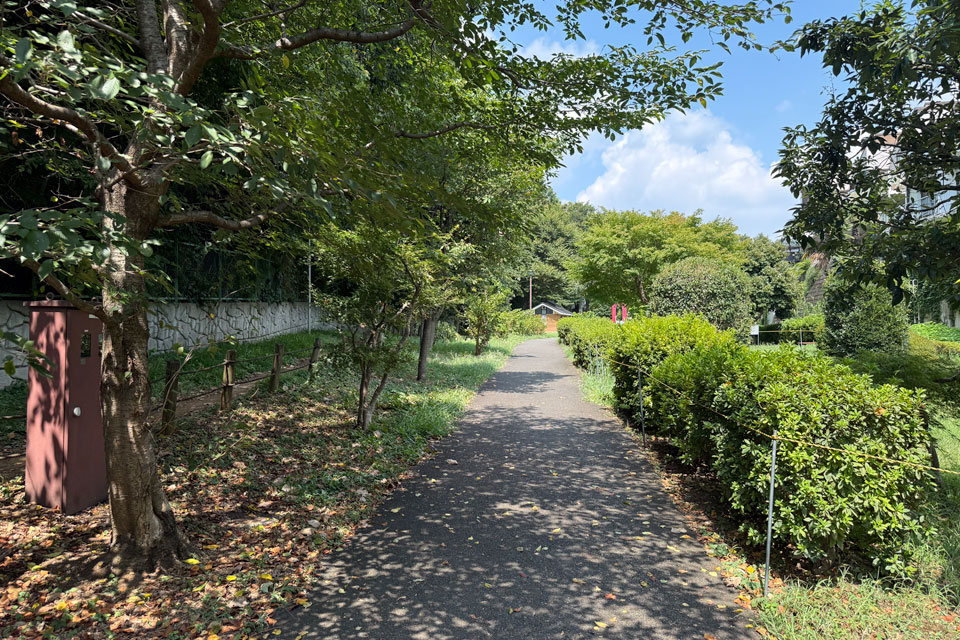 西側水路敷