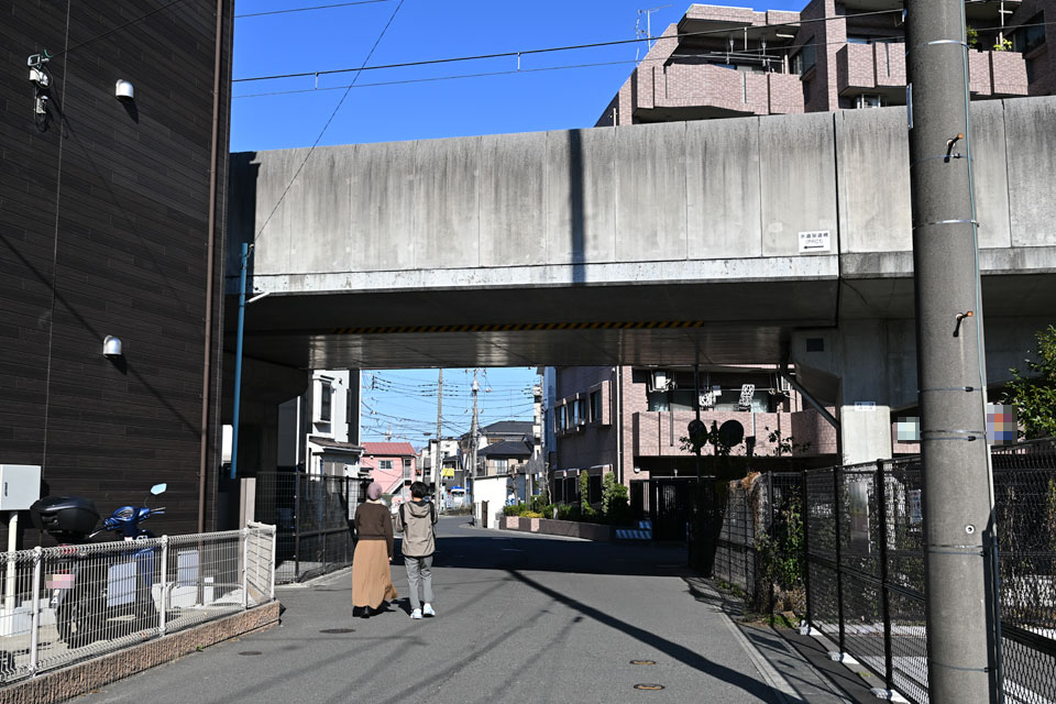 水道踏切跡