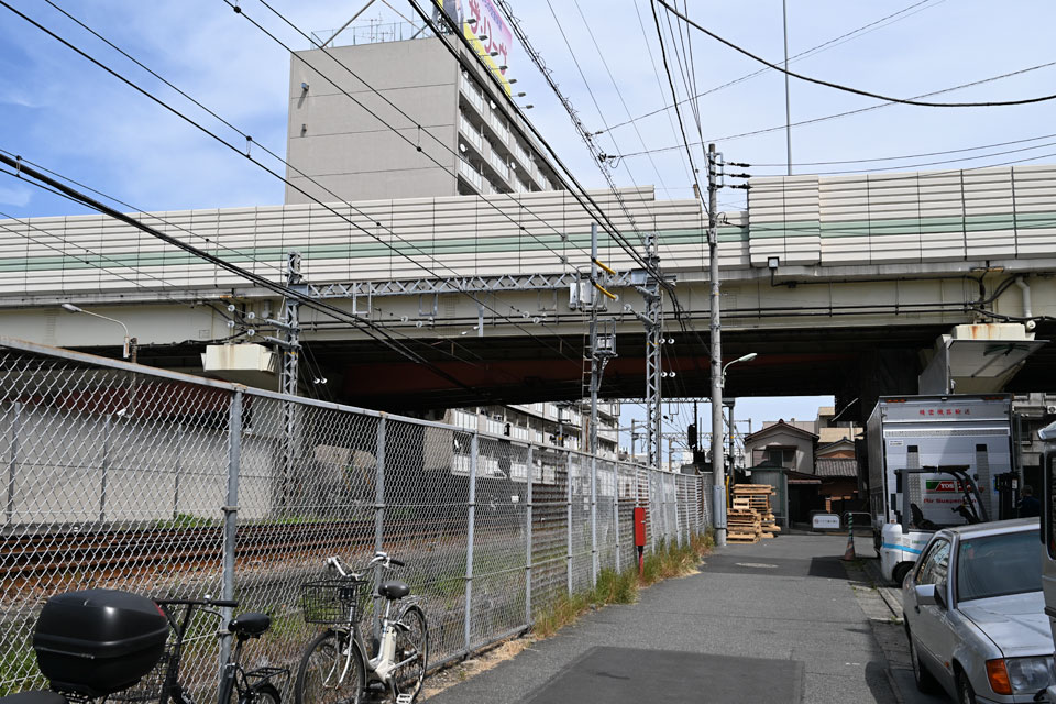 競馬場前臨時停留場跡