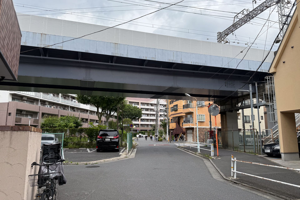 ここも水路跡
