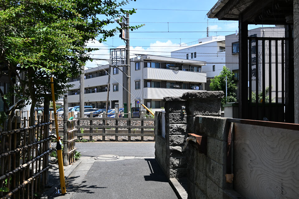 踏切跡