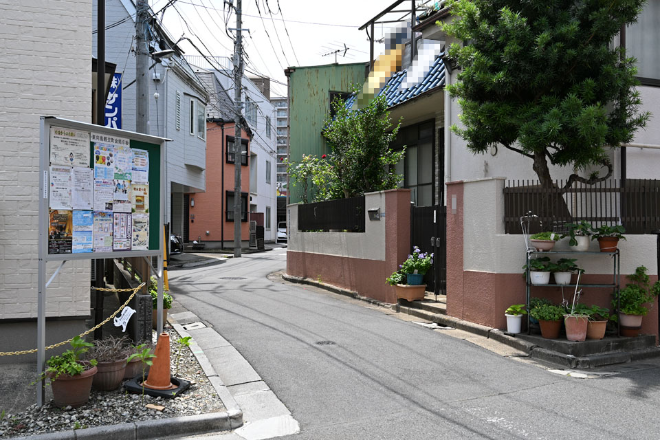 踏切跡