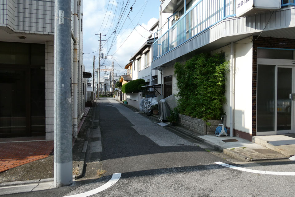 軌道踏切跡その1