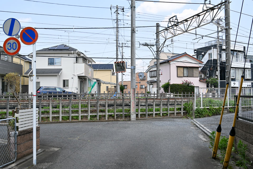 新所沢2号踏切跡
