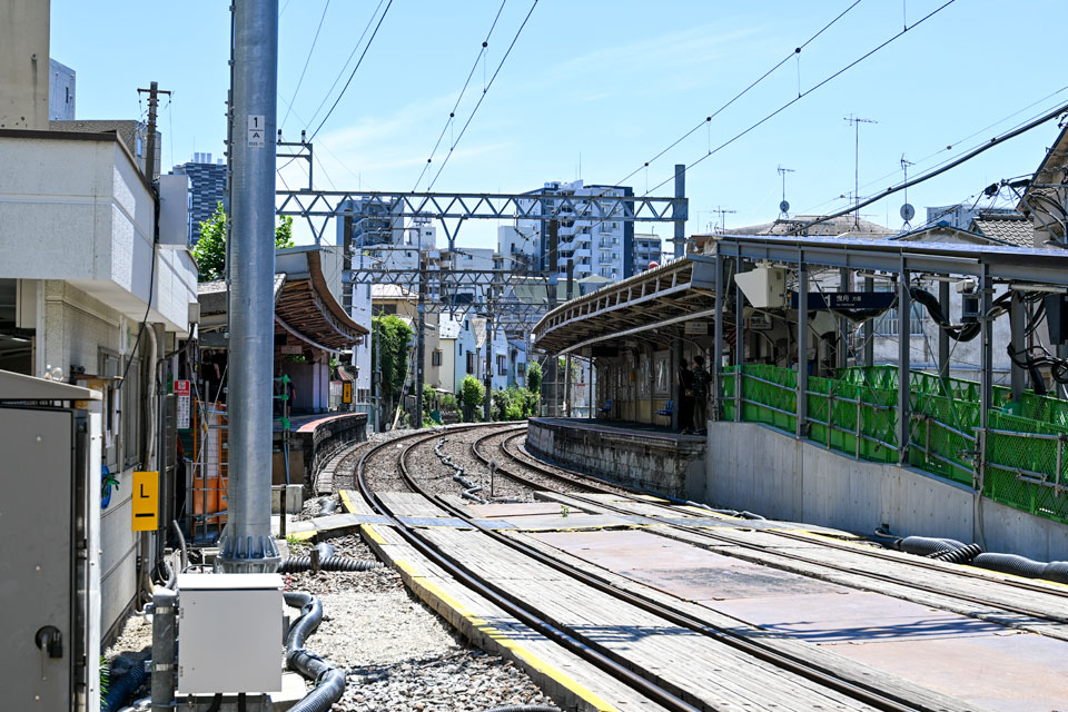 構内踏切跡