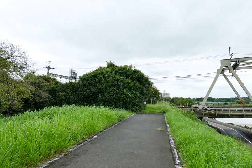 東上170号踏切と入間川水泳場駅