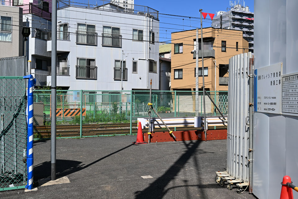 早稲田7号踏切跡