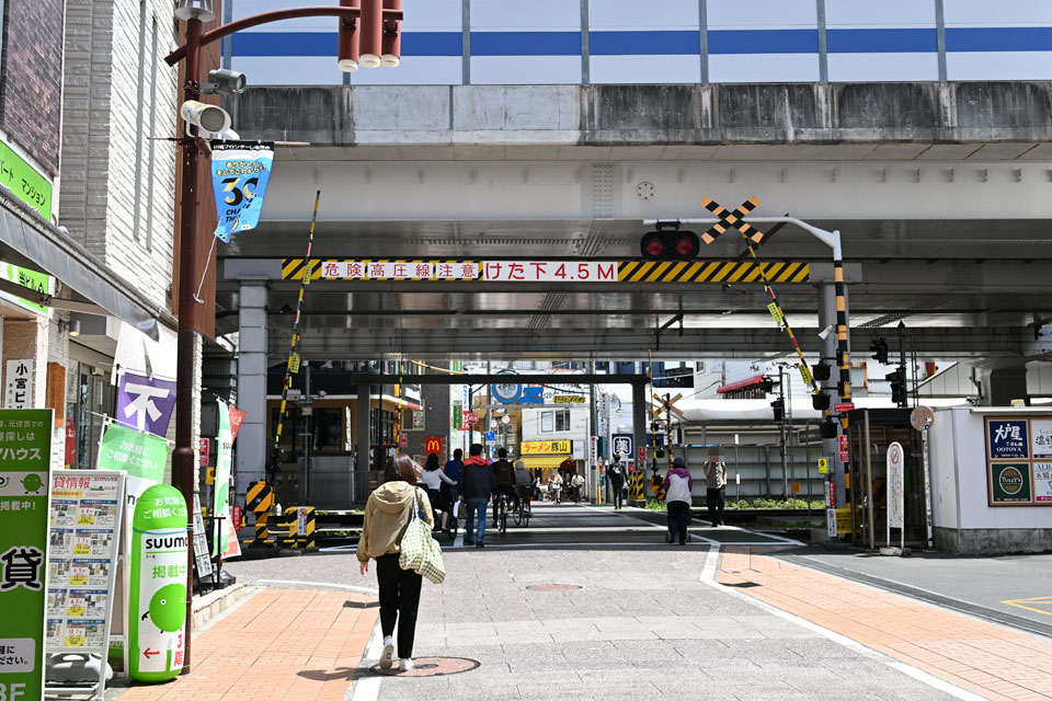 元住吉1号踏切